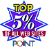 This web 
site has been rated among the top 5% of all web sites by Point 
Communications
